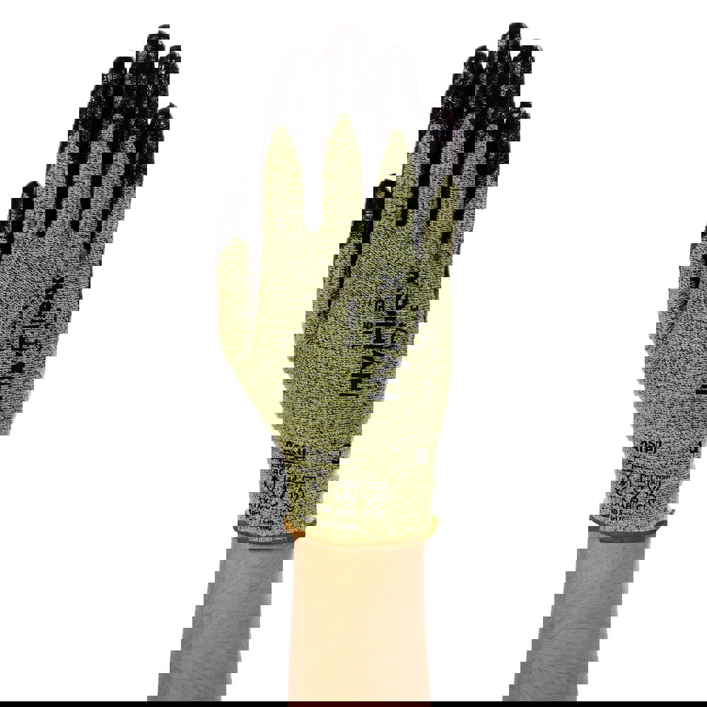 General Purpose Gloves: Size Small, Nitrile-Coated, Knit